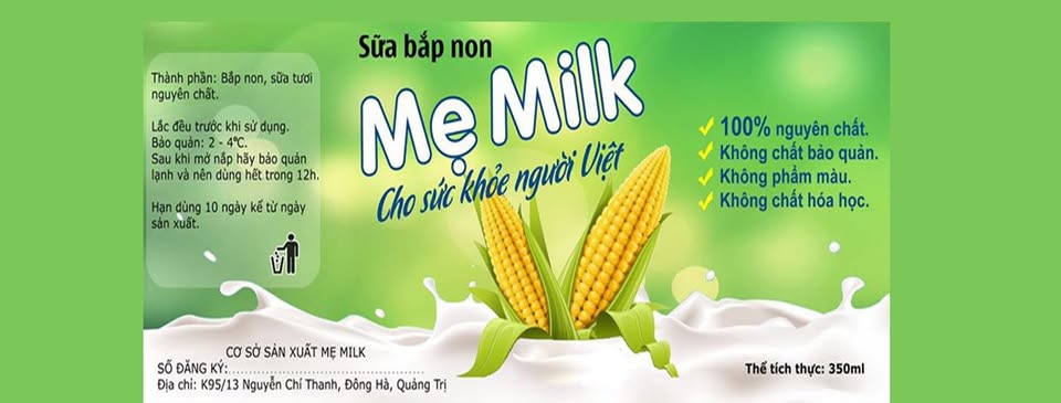 CÁC SẢN PHẨM TỰ CÔNG BỐ CỦA HỘ KINH DOANH: CƠ SỞ SẢN XUẤT MẸ MILK