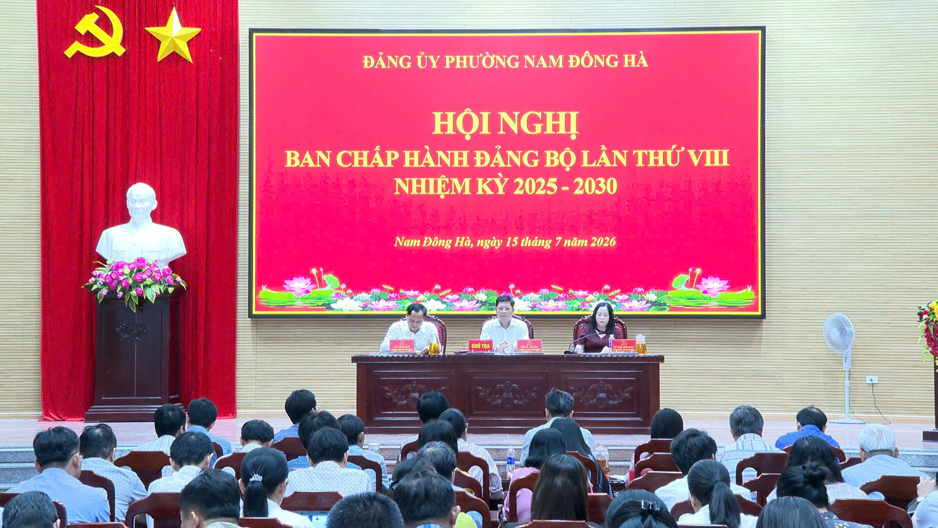 Đảng ủy phường Nam Đông Hà tổ chức Hội nghị Ban Chấp hành Đảng bộ phường lần thứ VIII, nhiệm kỳ 2025 - 2030