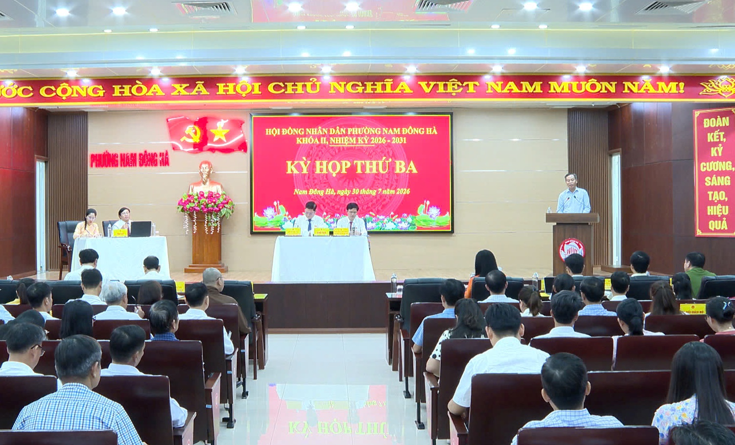 Hội đồng nhân dân phường Nam Đông Hà khóa II, nhiệm kỳ 2026 - 2031 tổ chức Kỳ họp thứ Ba (kỳ họp thường lệ giữa năm 2026)