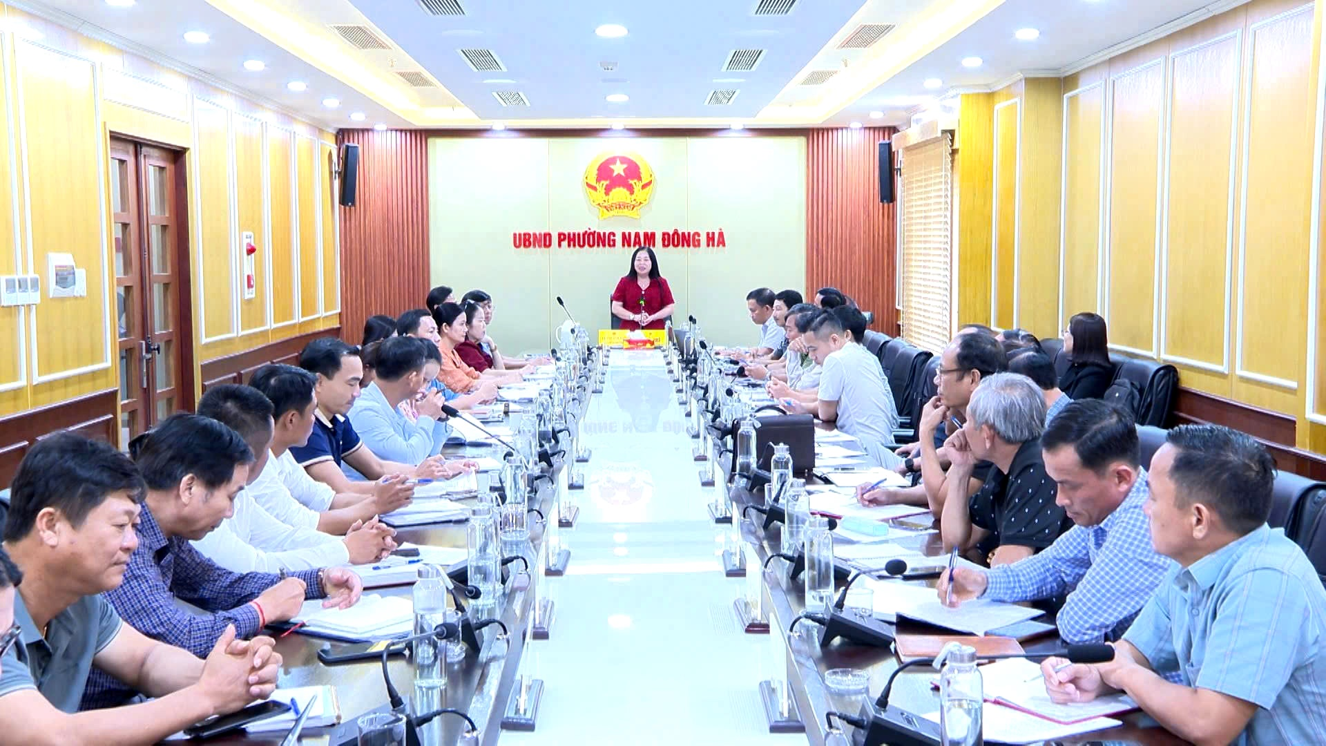 UBND phường Nam Đông Hà tổ chức phiên làm việc với các Tổ trưởng Tổ dân phố trên địa bàn phường