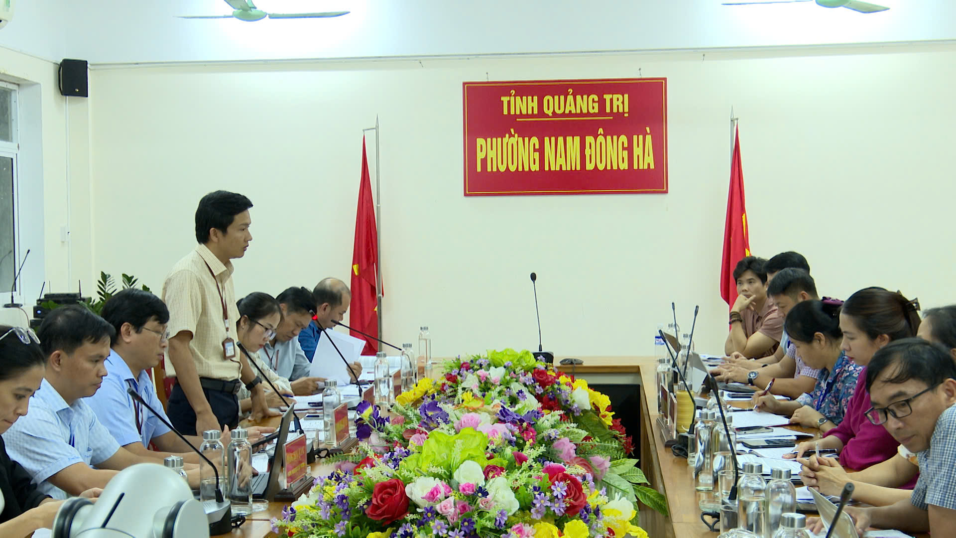 Đoàn kiểm tra công tác cải cách hành chính tỉnh làm việc với UBND phường Nam Đông Hà