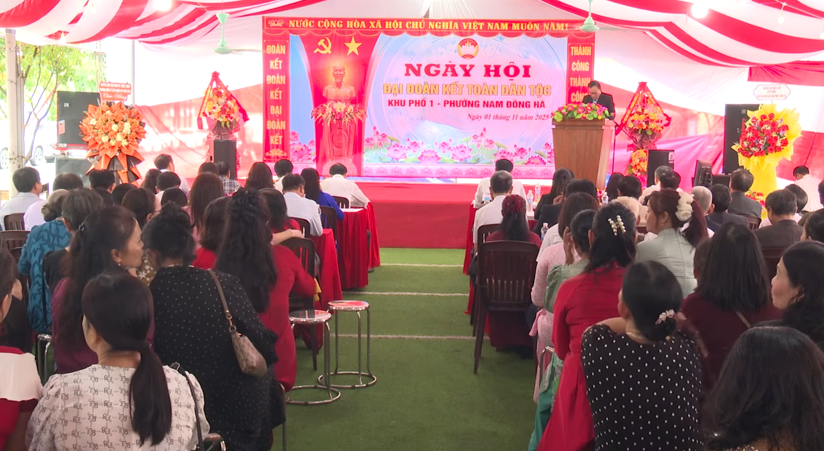 Ngày hội Đại đoàn kết toàn dân tộc tại Khu phố 1, Phường Nam Đông Hà